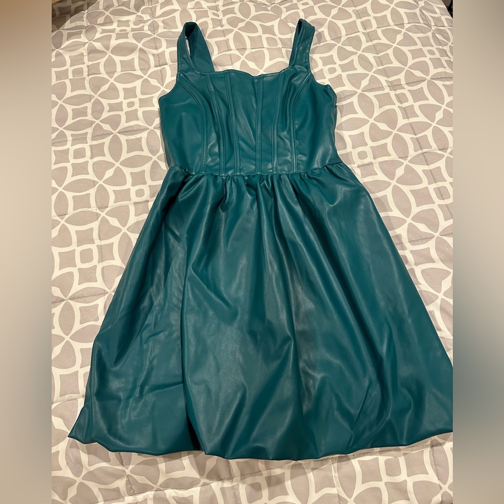 Sincerely Jules vegan leather dress